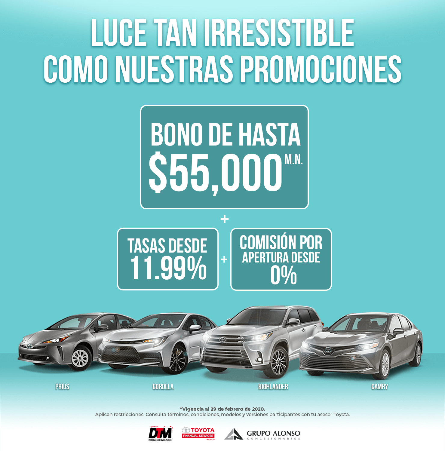 Promoción Toyota febrero 2020